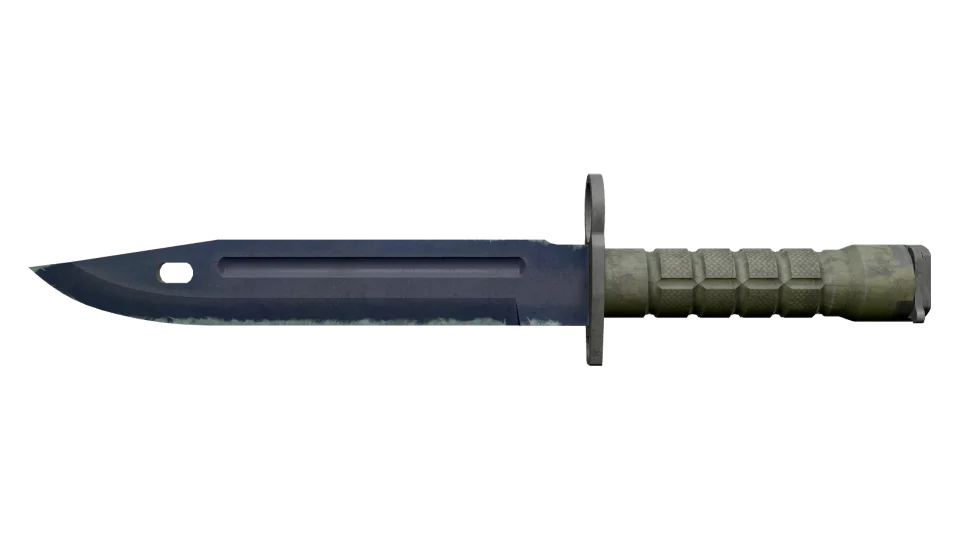 ★ Bayonet | Blue Steel (Battle-Scarred) thumbnail