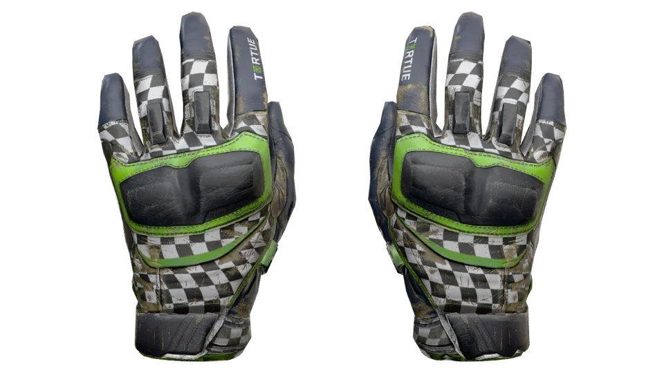 ★ Moto Gloves | Finish Line (Battle-Scarred)
