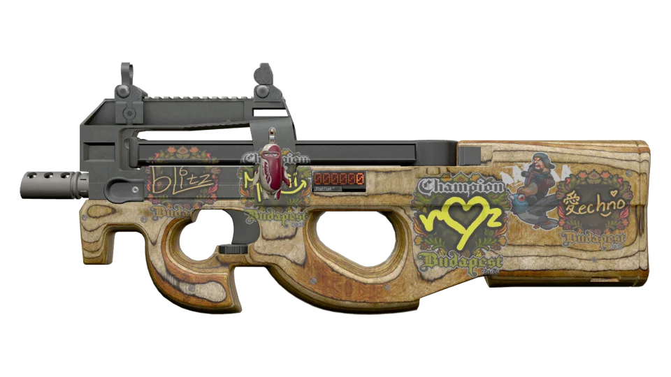StatTrak™ P90 | Shapewood (Field-Tested)