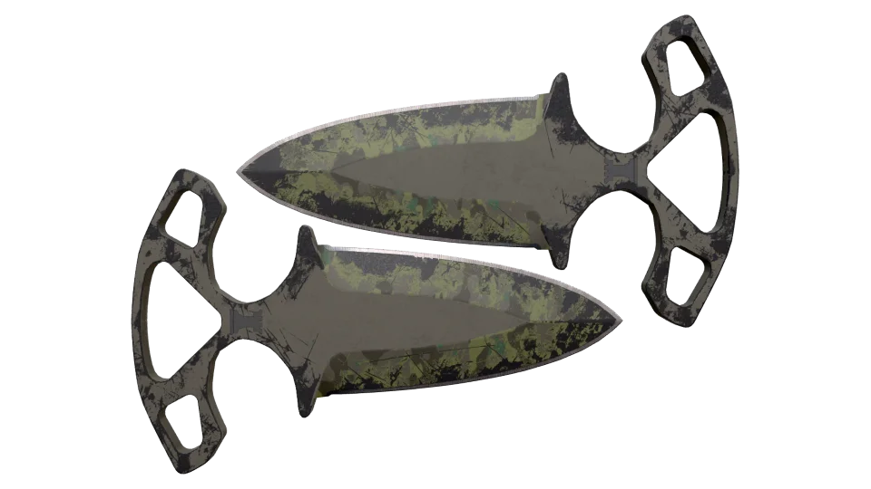 Miniature de ★ Shadow Daggers | Boreal Forest (Battle-Scarred)