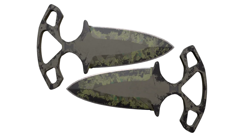 Miniature de ★ Shadow Daggers | Boreal Forest (Battle-Scarred)