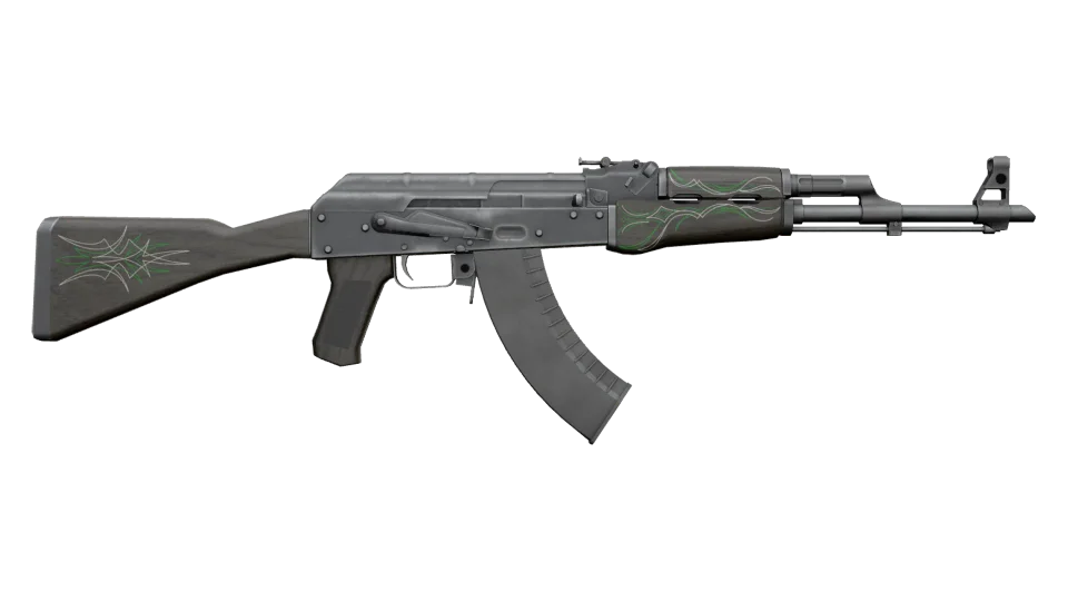 AK-47 | Emerald Pinstripe (Battle-Scarred) thumbnail