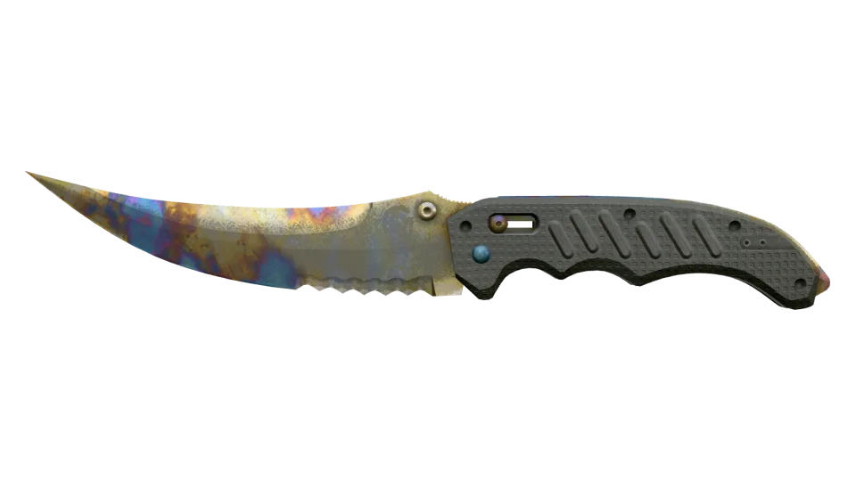 ★ Flip Knife | Case Hardened (Battle-Scarred)