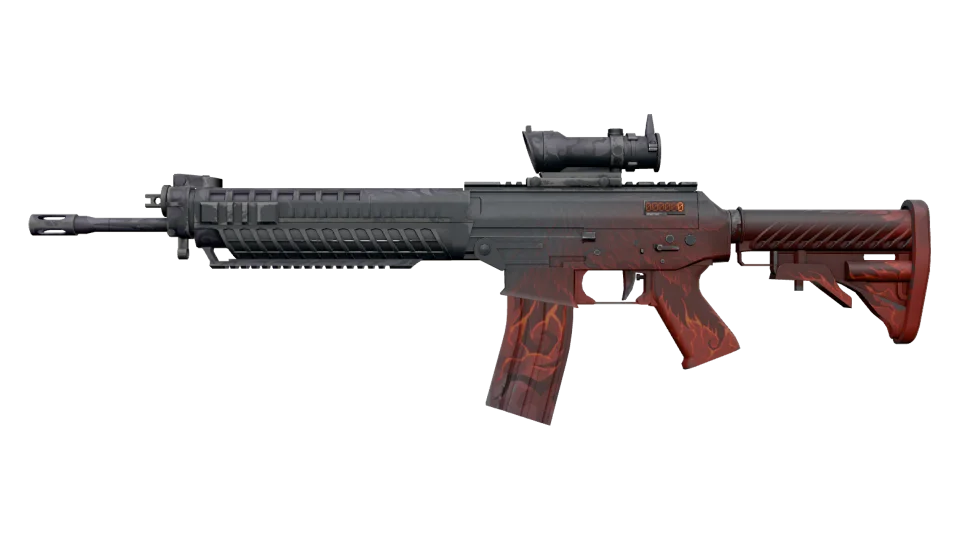 StatTrak™ SG 553 | Darkwing (Well-Worn) thumbnail
