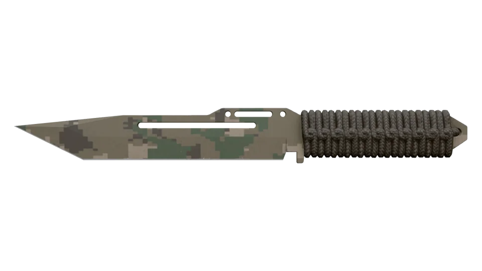 ★ Paracord Knife | Forest DDPAT (Minimal Wear)