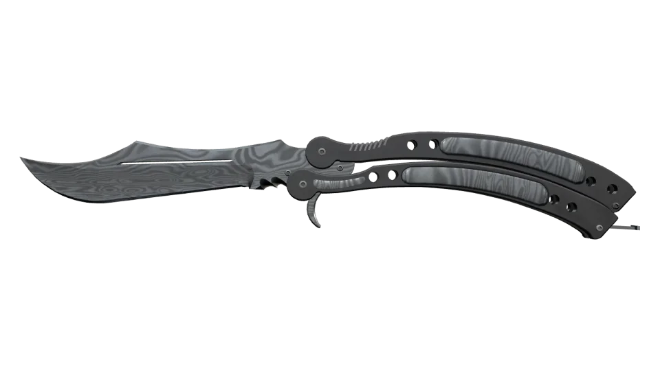 ★ Butterfly Knife | Damascus Steel (Well-Worn)