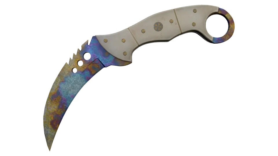 ★ Talon Knife | Case Hardened (Well-Worn)