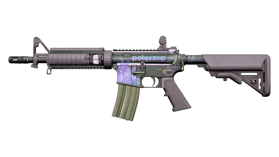 M4A4 | Polysoup (Well-Worn)
