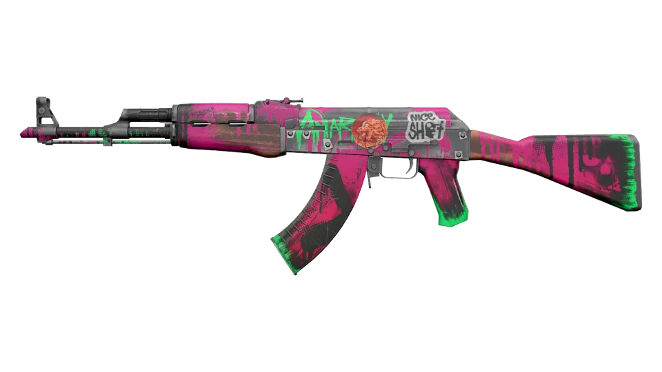 AK-47 | Neon Revolution (Well-Worn)