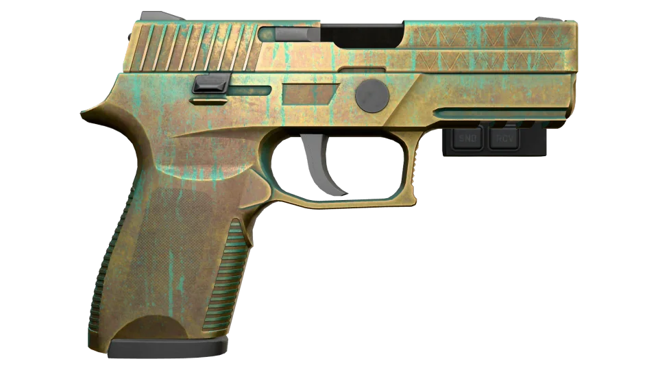 StatTrak™ P250 | Verdigris (Well-Worn) thumbnail