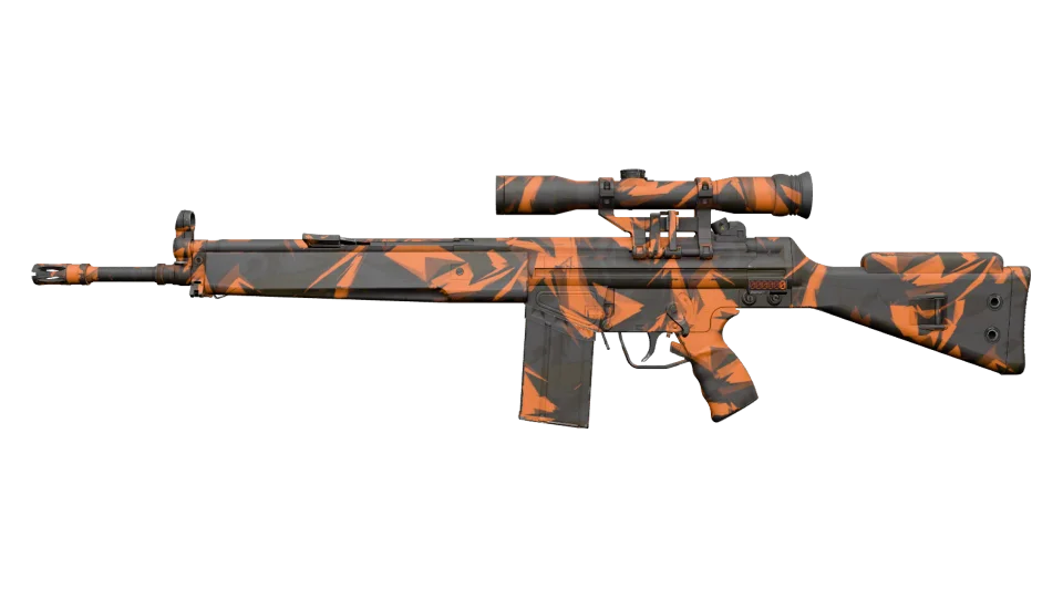 StatTrak™ G3SG1 | Orange Crash (Minimal Wear)