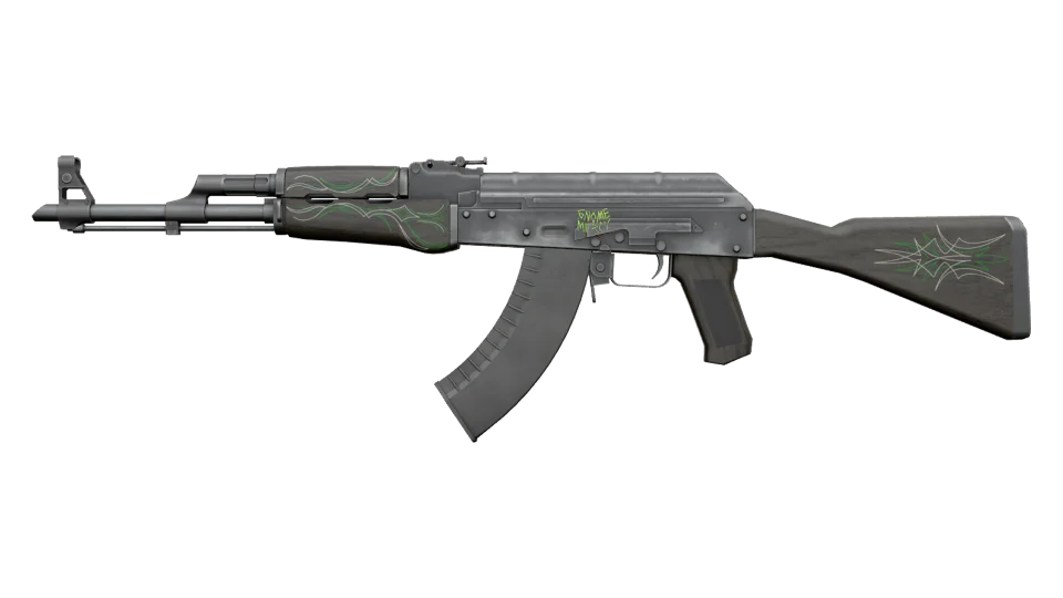 AK-47 | Emerald Pinstripe (Battle-Scarred)