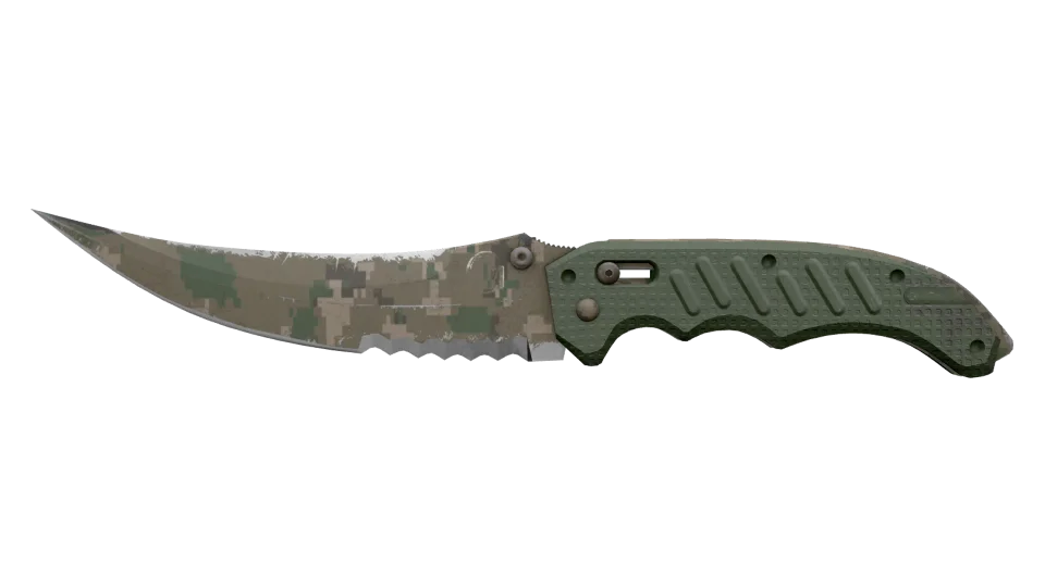★ Flip Knife | Forest DDPAT (Well-Worn)