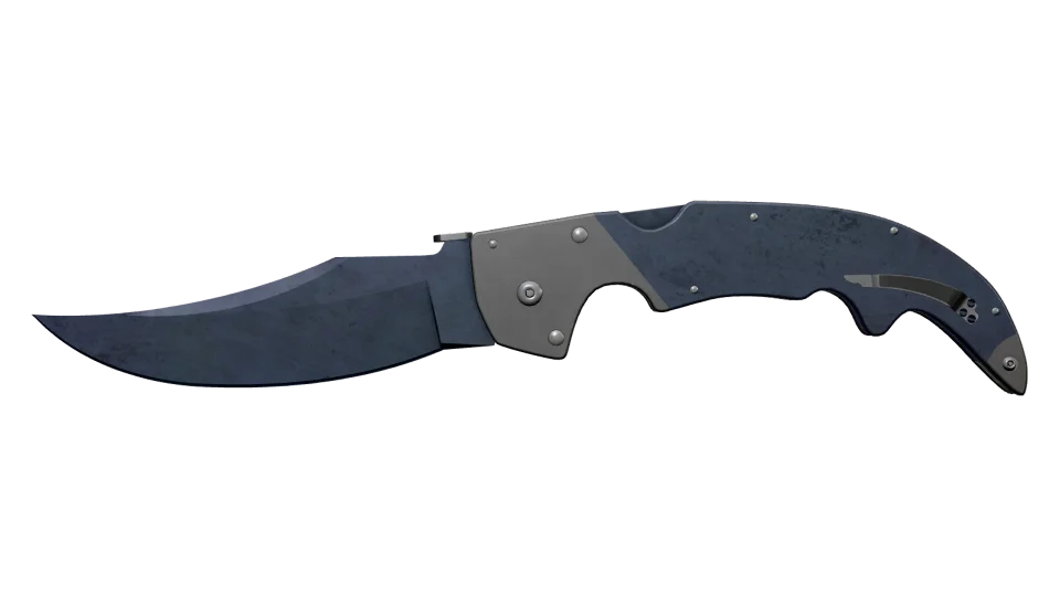 ★ StatTrak™ Falchion Knife | Blue Steel (Field-Tested)