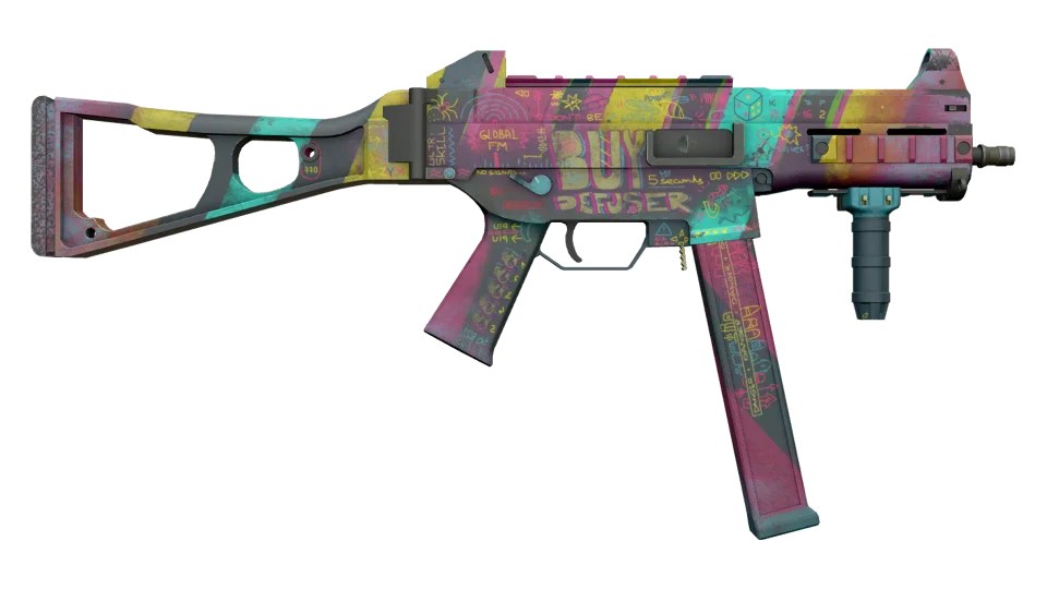 StatTrak™ UMP-45 | Wild Child (Well-Worn) thumbnail