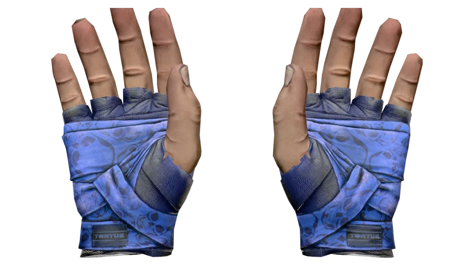 ★ Hand Wraps | Cobalt Skulls (Battle-Scarred) thumbnail