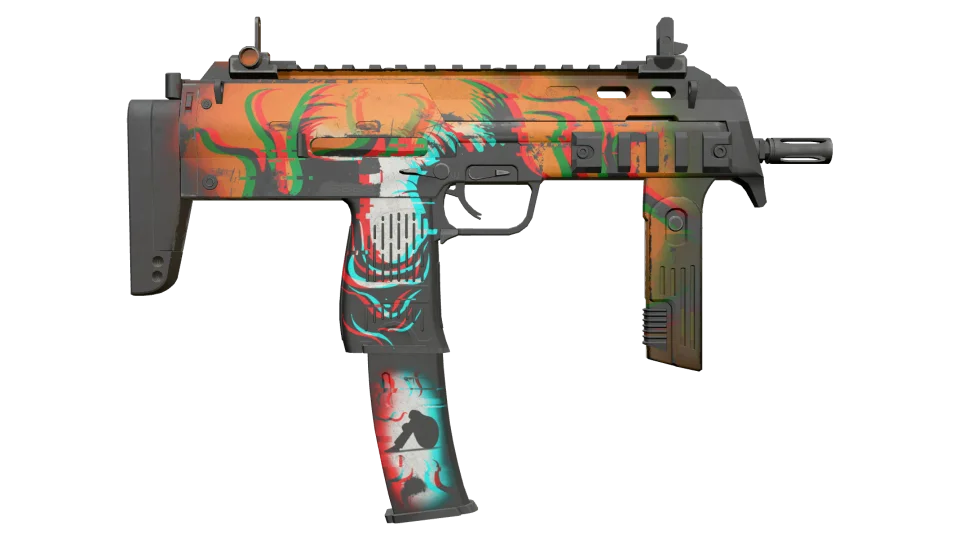 Miniatura de MP7 | Abyssal Apparition (Battle-Scarred)
