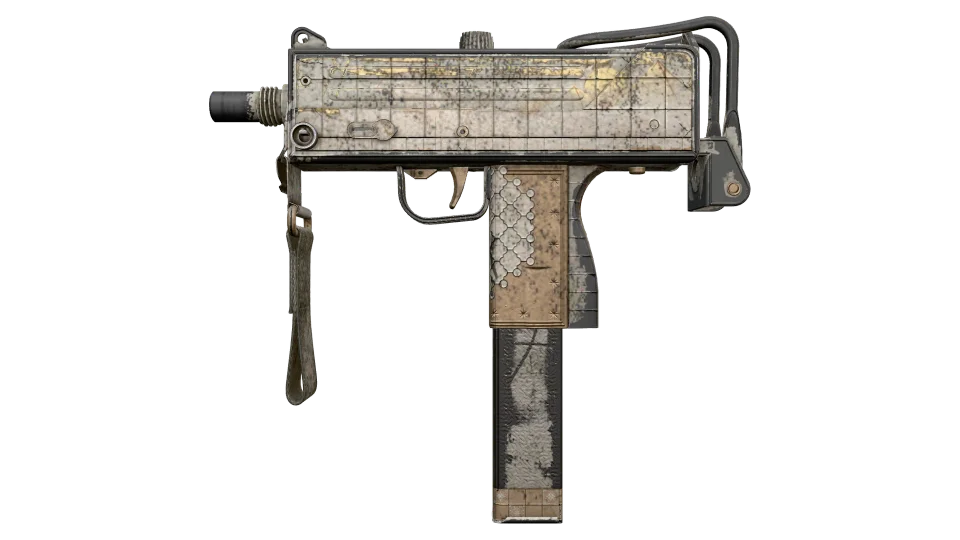 MAC-10 | Arabesque Mosaic (Battle-Scarred)
