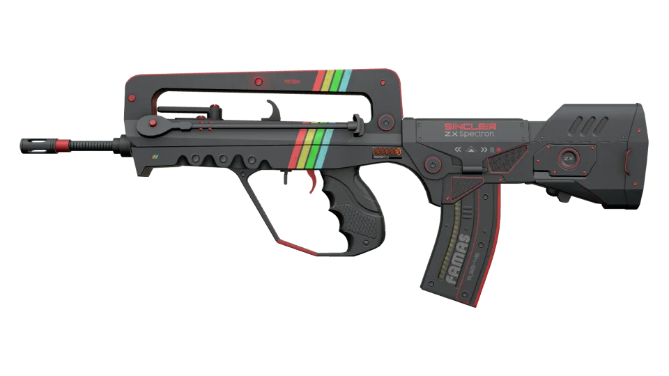 StatTrak™ FAMAS | ZX Spectron (Battle-Scarred)