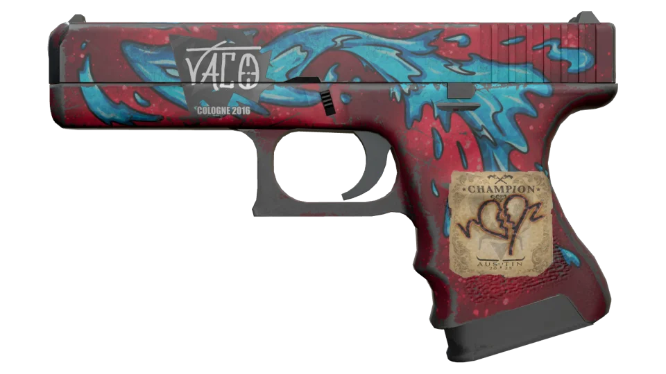 Glock-18 | Water Elemental (Battle-Scarred)