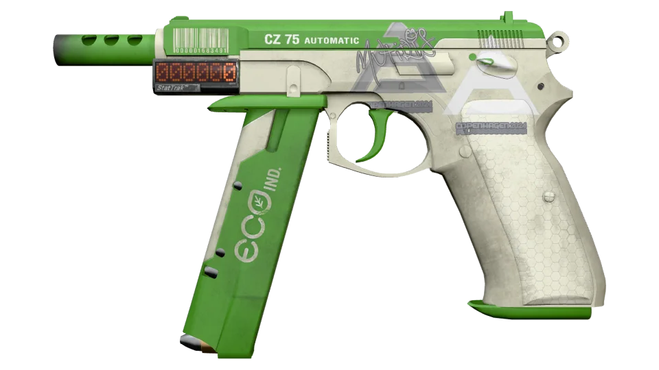 StatTrak™ CZ75-Auto | Eco (Minimal Wear)