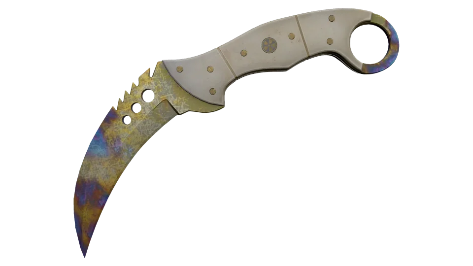 ★ Talon Knife | Case Hardened (Well-Worn)