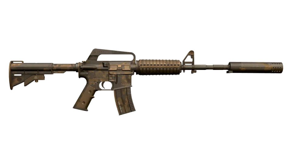 Миниатюра M4A1-S | Mud-Spec (Battle-Scarred)