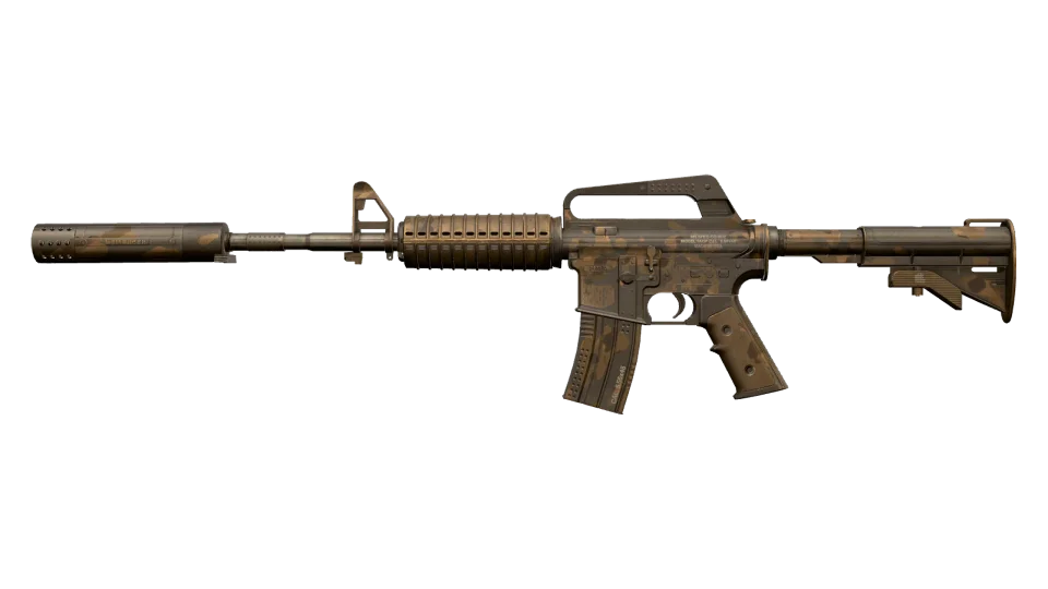 Миниатюра M4A1-S | Mud-Spec (Battle-Scarred)