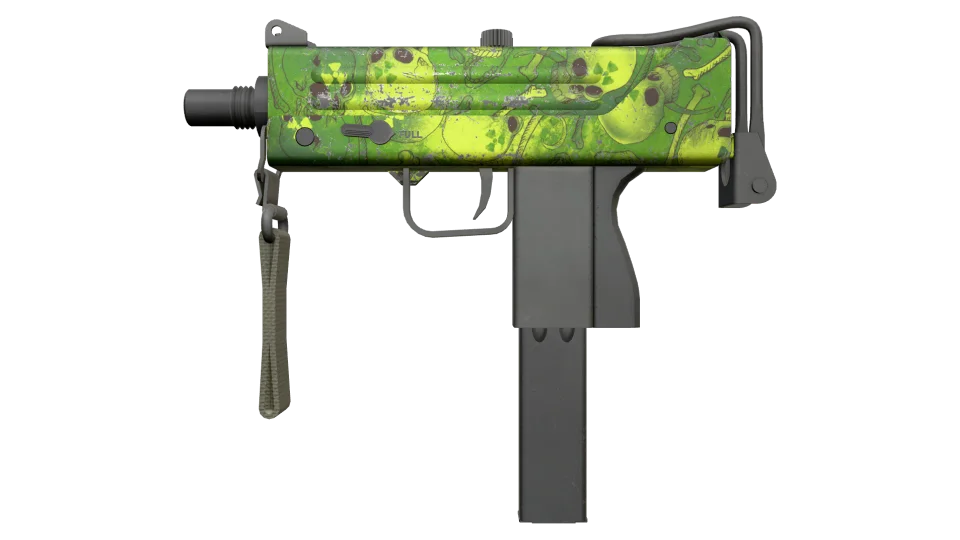 MAC-10 | Nuclear Garden (Well-Worn) thumbnail