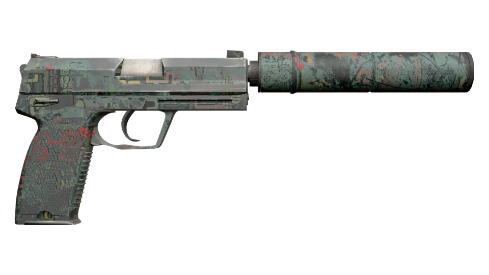 Souvenir USP-S | Ancient Visions (Well-Worn) thumbnail