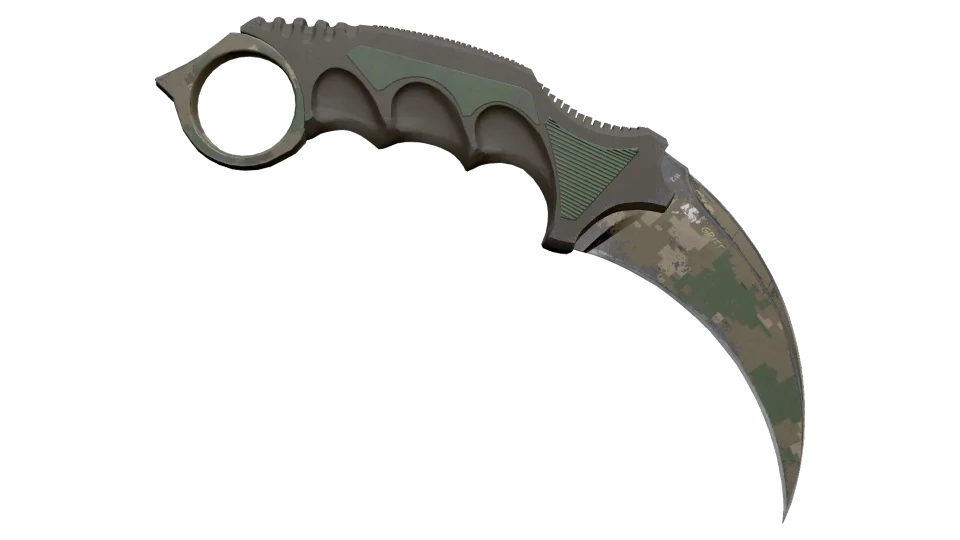 Vorschau von ★ Karambit | Forest DDPAT (Well-Worn)