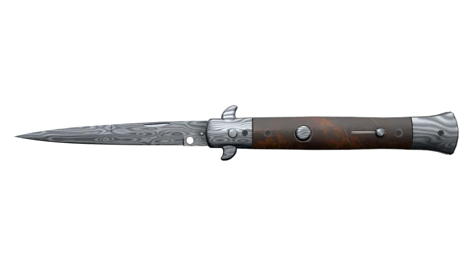★ StatTrak™ Stiletto Knife | Damascus Steel (Minimal Wear) thumbnail