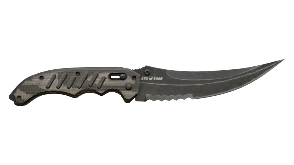 ★ Flip Knife | Black Laminate (Well-Worn) thumbnail