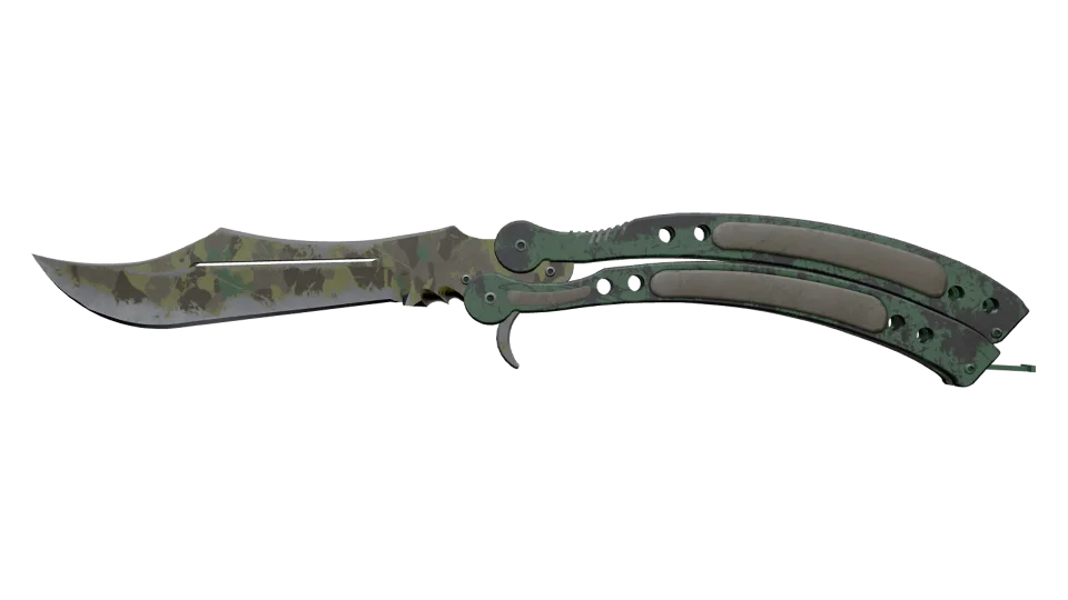 ★ Butterfly Knife | Boreal Forest (Battle-Scarred)