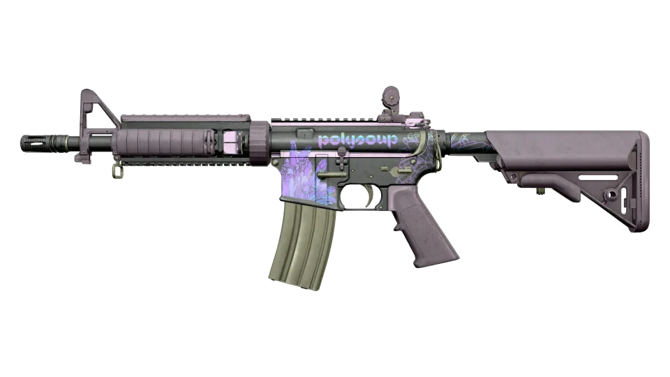 M4A4 | Polysoup (Well-Worn)