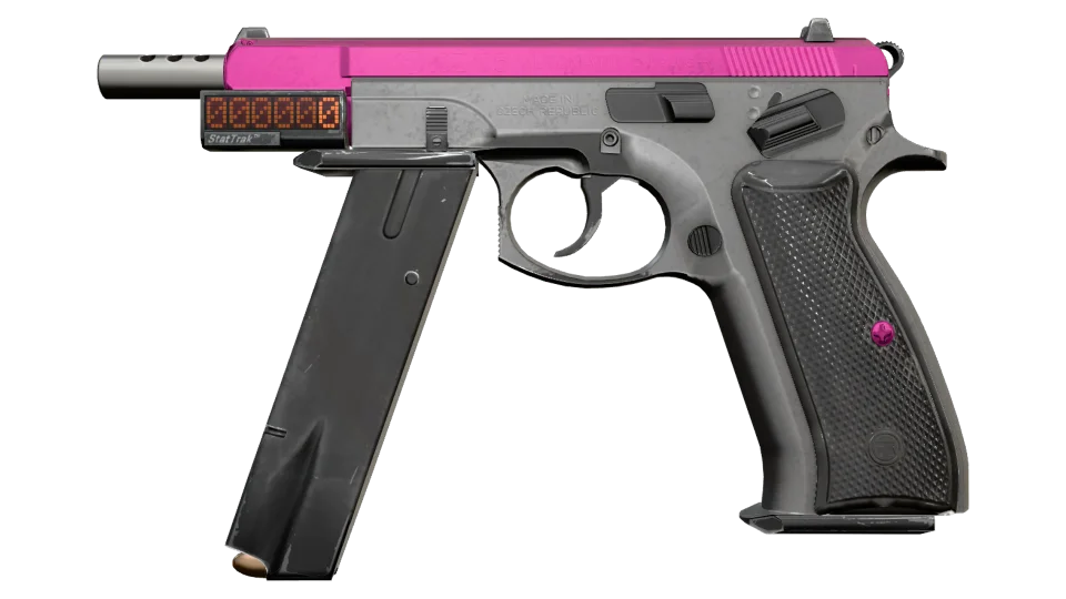 StatTrak™ CZ75-Auto | The Fuschia Is Now (Minimal Wear) thumbnail
