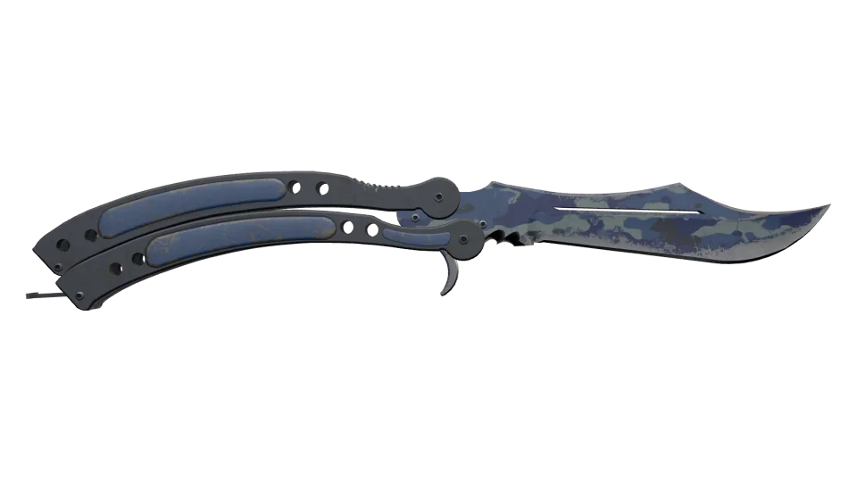 ★ StatTrak™ Butterfly Knife | Bright Water (Battle-Scarred) thumbnail