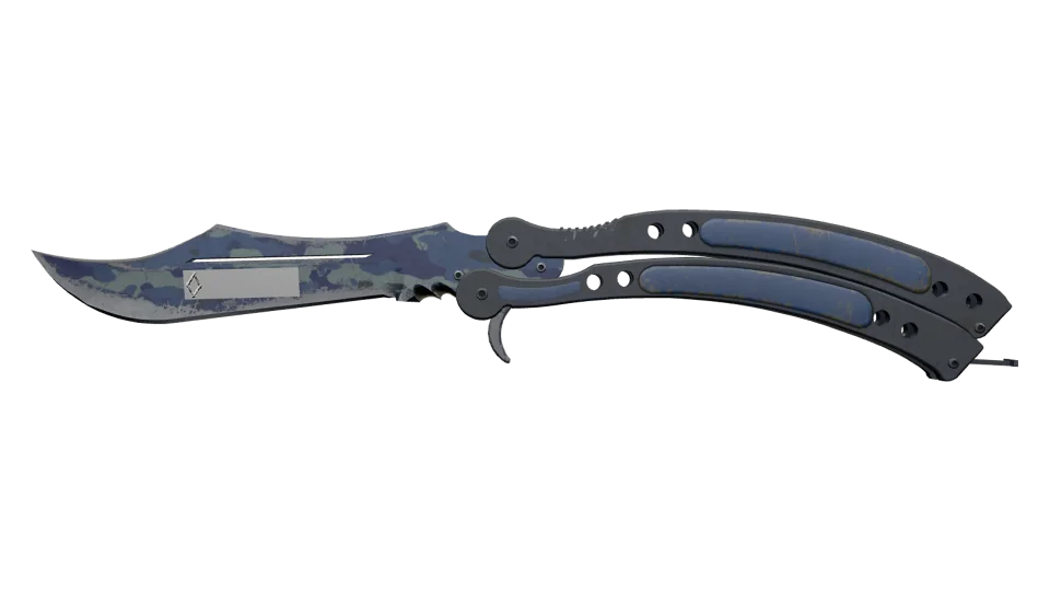 ★ StatTrak™ Butterfly Knife | Bright Water (Battle-Scarred) thumbnail