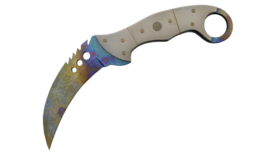 Miniatura de ★ Talon Knife | Case Hardened (Well-Worn)