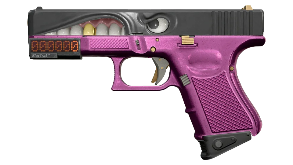 StatTrak™ Glock-18 | Gold Toof (Minimal Wear)