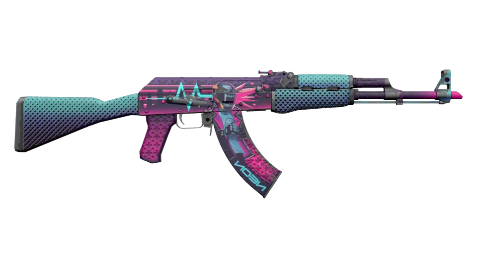 Vorschau von StatTrak™ AK-47 | Neon Rider (Field-Tested)