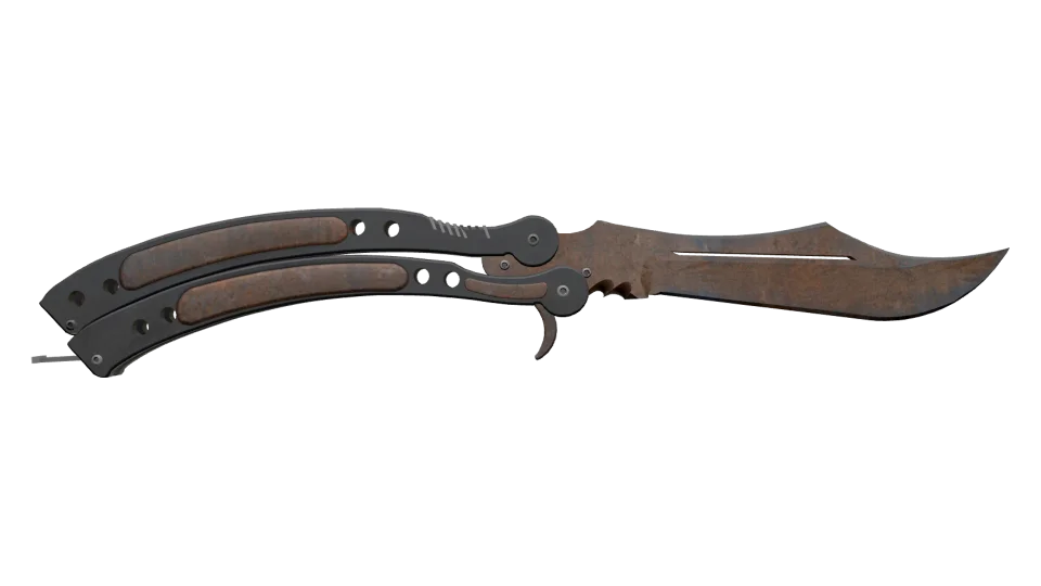 ★ Butterfly Knife | Rust Coat (Battle-Scarred) 缩略图