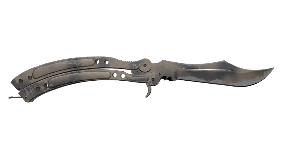 ★ Butterfly Knife | Scorched (Well-Worn) thumbnail