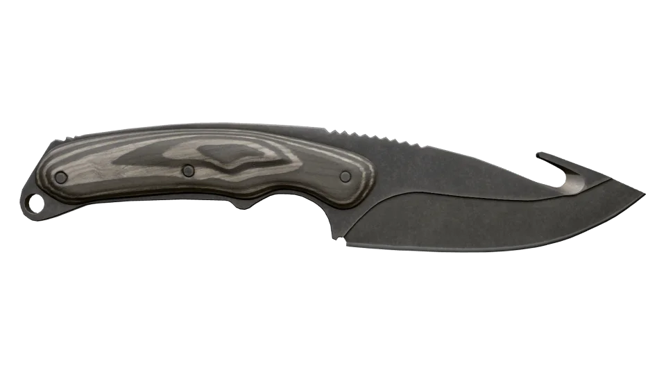 ★ Gut Knife | Black Laminate (Well-Worn) thumbnail