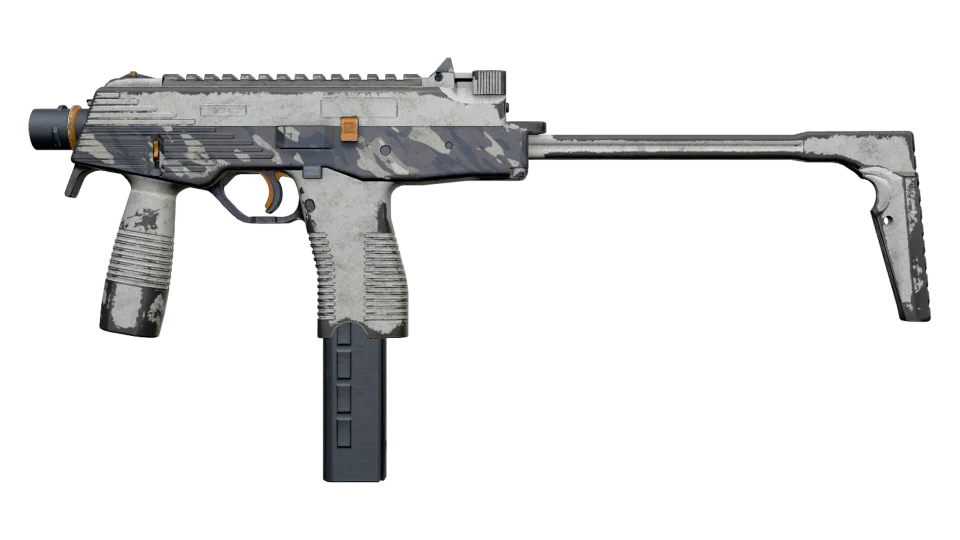 MP9 | Arctic Tri-Tone (Battle-Scarred)
