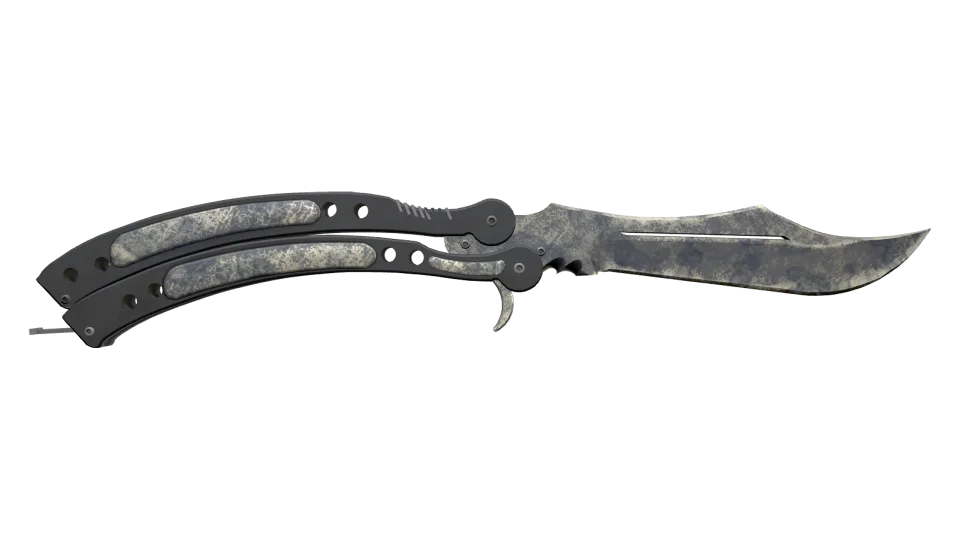 ★ StatTrak™ Butterfly Knife | Stained (Battle-Scarred) thumbnail