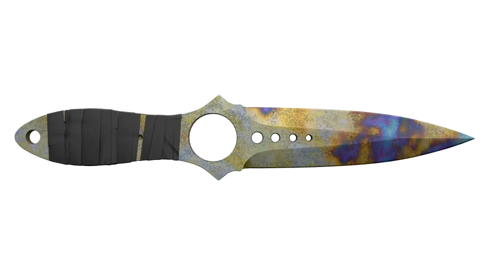 Vorschau von ★ Skeleton Knife | Case Hardened (Well-Worn)