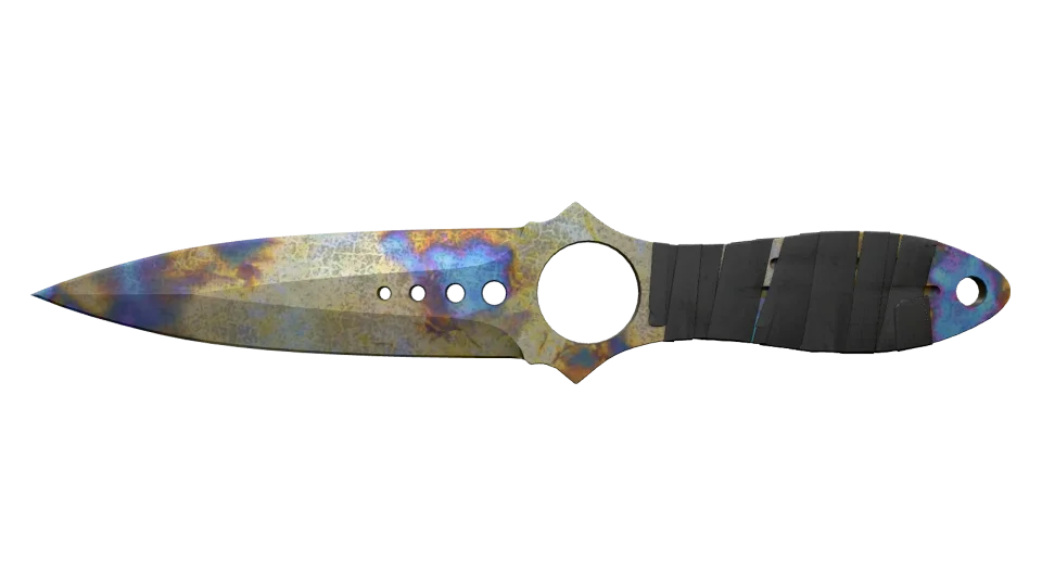 ★ Skeleton Knife | Case Hardened (Well-Worn)