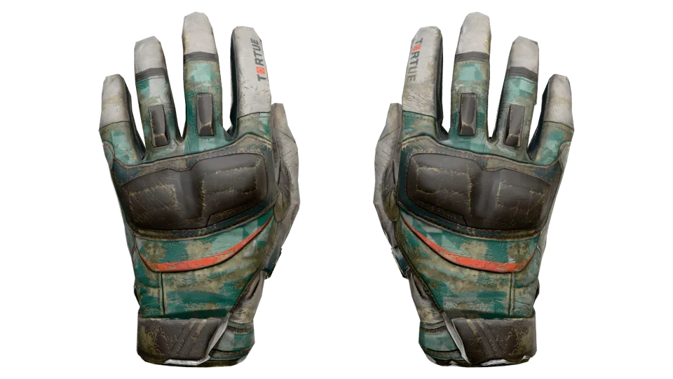 ★ Moto Gloves | Spearmint (Battle-Scarred)