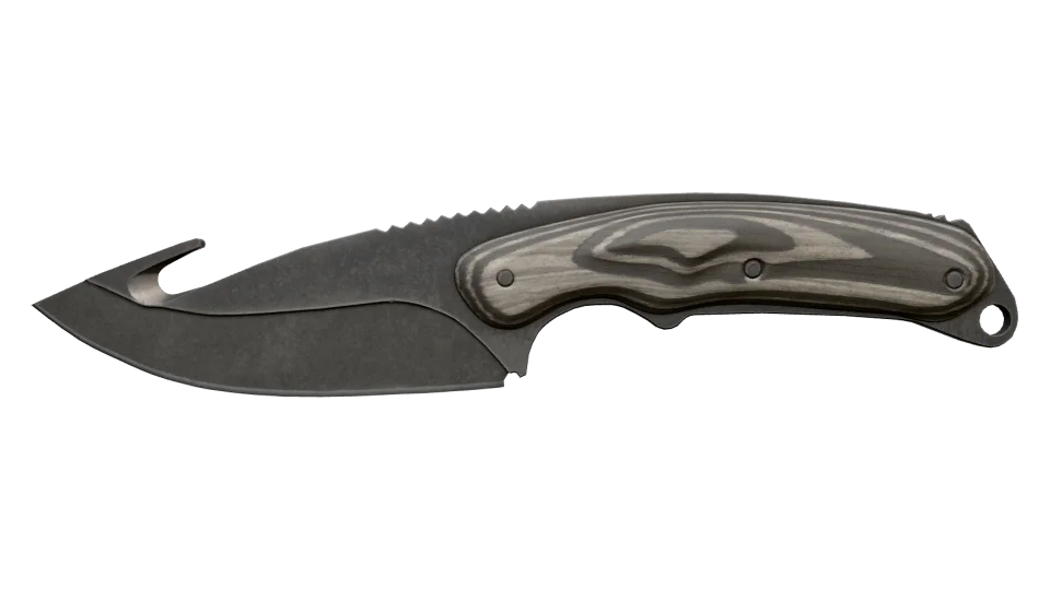 ★ Gut Knife | Black Laminate (Well-Worn) thumbnail